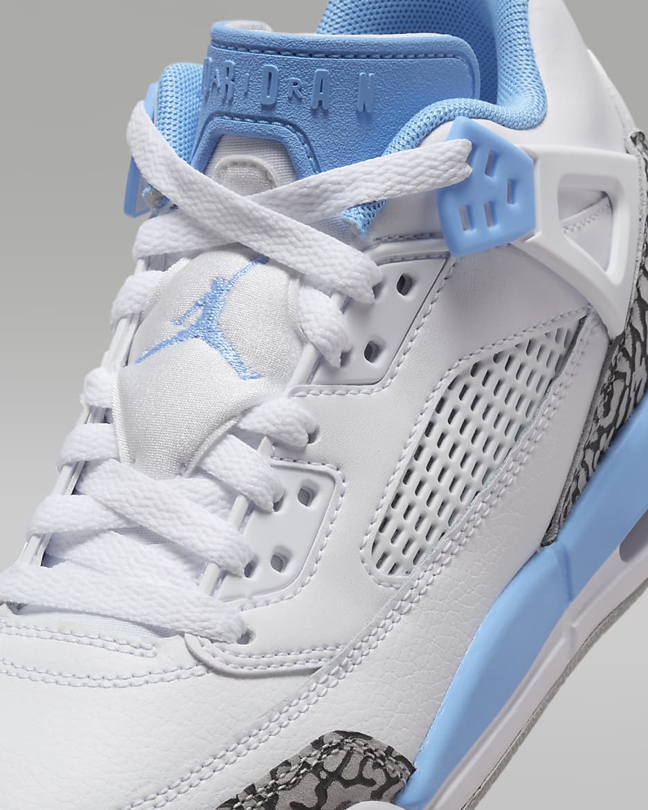 Blue and white spizikes on sale